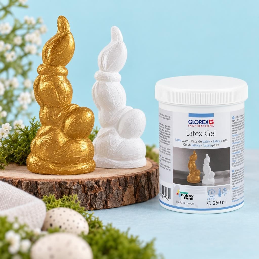 Fertiges Bastelwerk – Latex-Gel 250ml