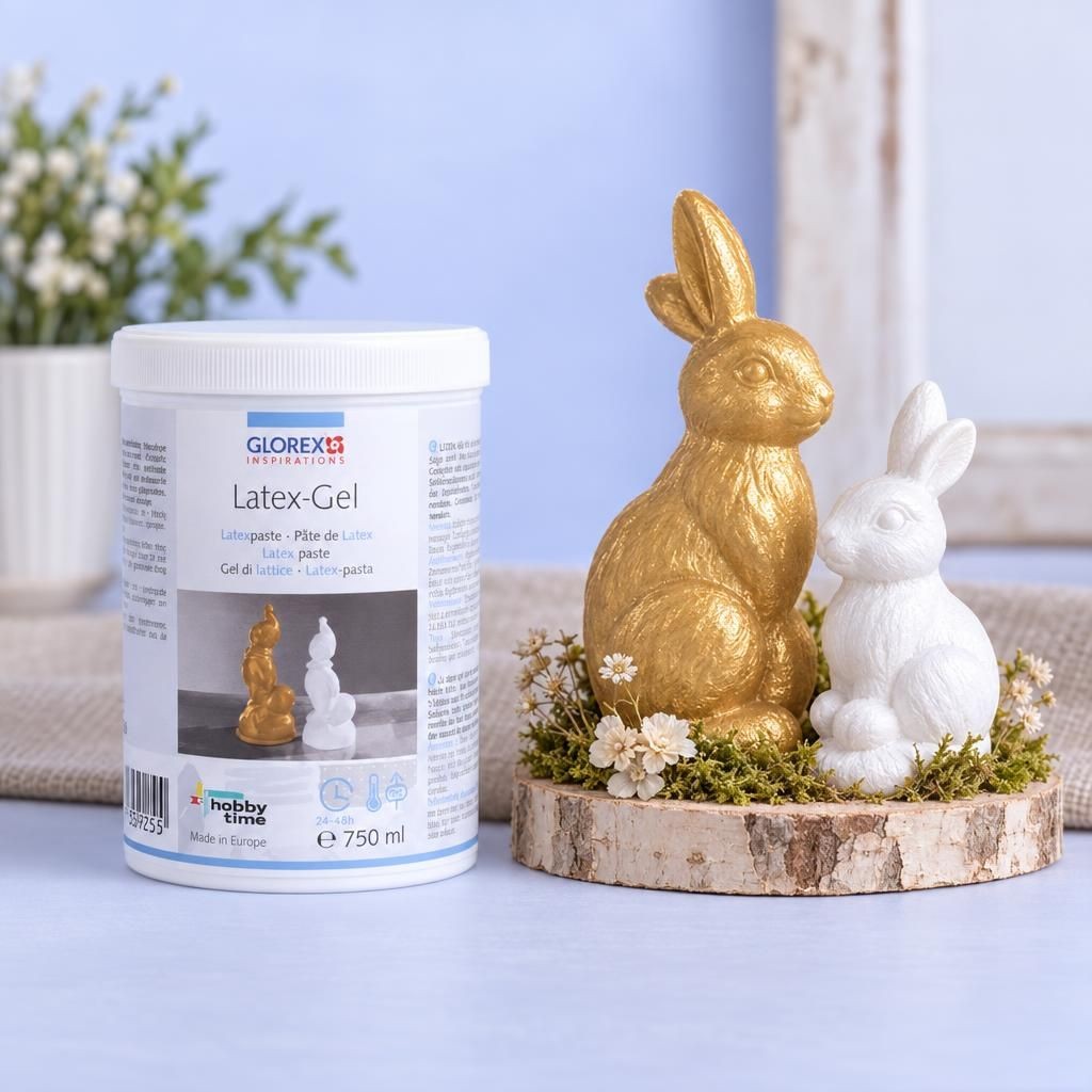 Fertiges Bastelwerk – Latex-Gel 750ml
