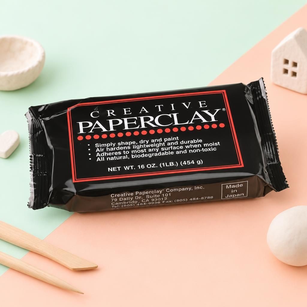 Generiert: [5636070e-5c1e-4b0d-9381-b6f2bf54bf84:1] Hauptbild – Paperclay Modelliermasse weiss