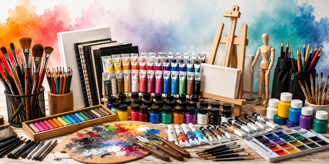 Künstlerbedarf online kaufen bei Kidis Art Schweiz – Hochwertige Farben, Pinsel, Leinwände und Zubehör für Hobby- und Profikünstler