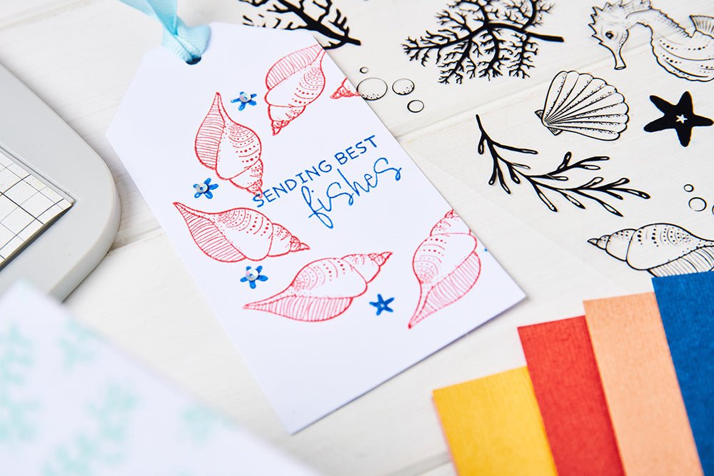 Klarsichtstempel 11 Stück - Seas the Day - Kidis Art