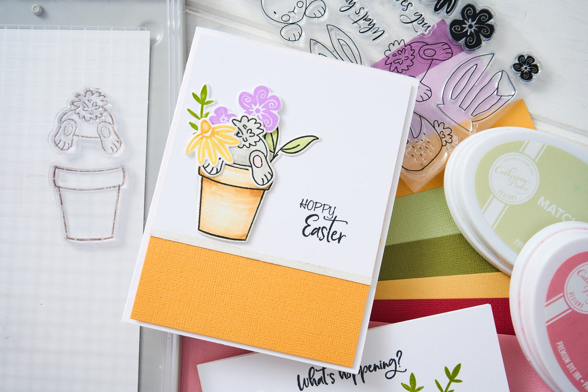 Klarsichtstempel-Set 15Stück - Bunny Bits & Blooms by Catherine Pooler - Kidis Art