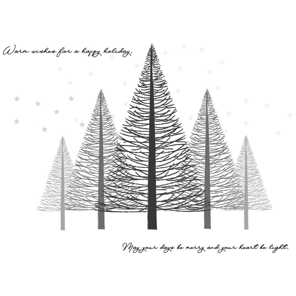 Klarsichtstempel-Set A5 16Stk. - Kosmopolitische Weihnachten, Fröhlich und Licht von SP - Kidis Art