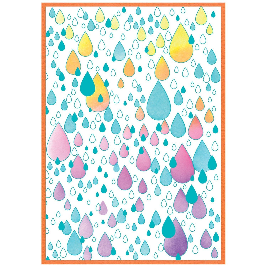 Klarsichtstempel-Set - Drip, drip, drop by Stacey Park - Kidis Art