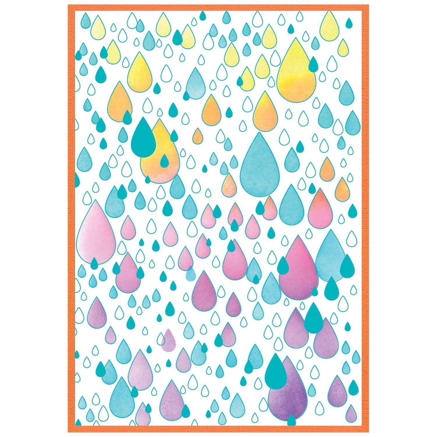 Klarsichtstempel-Set - Drip, drip, drop by Stacey Park - Kidis Art
