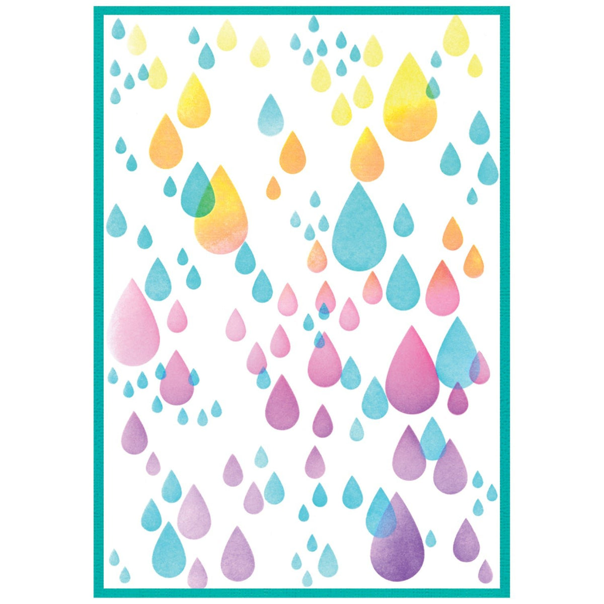 Klarsichtstempel-Set - Drip, drip, drop by Stacey Park - Kidis Art