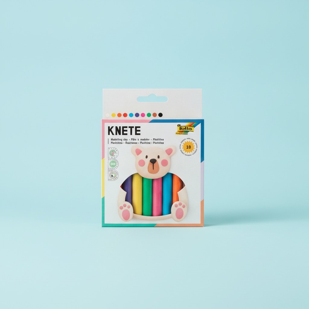 Knete 10 Stangen farbig sortiert - Kidis Art