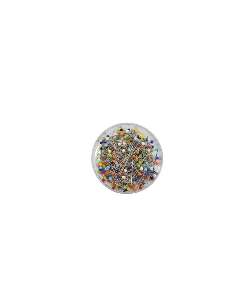 Kopfstecknadeln, bunt, 300St, 30mm x 0.65mm - Kidis Art