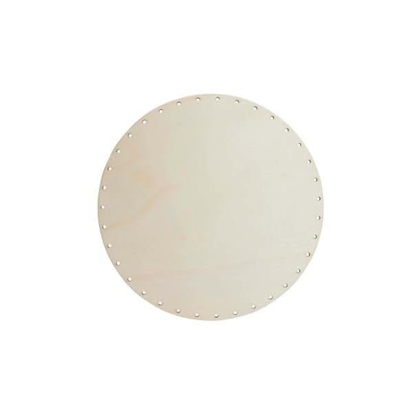 Korbgeflechtboden rund 30cm FSC Pappel Holz - Kidis Art