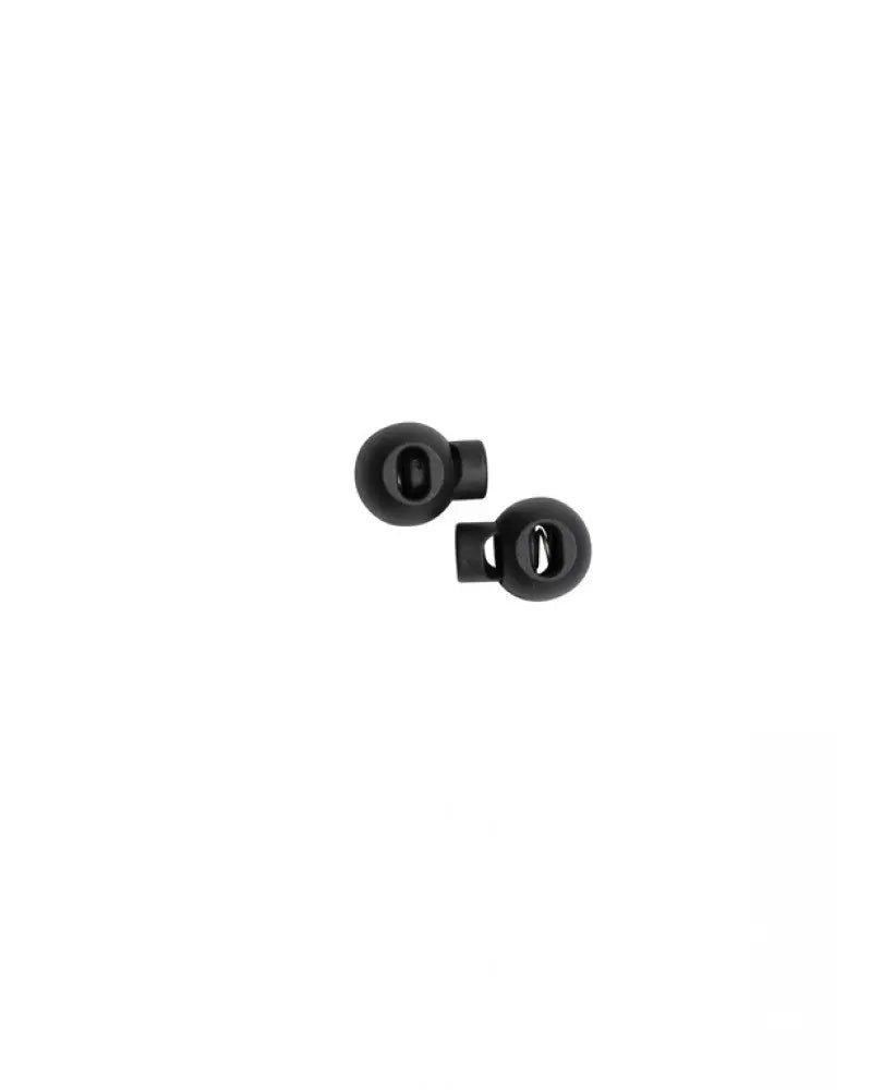 Kordelstopper schwarz 2St. 2,1x1cmm, Loch: 0,8x0,6cm - Kidis Art