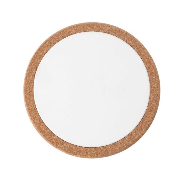 Korkuntersetzer mit Keramik rund 19cm - Kidis Art