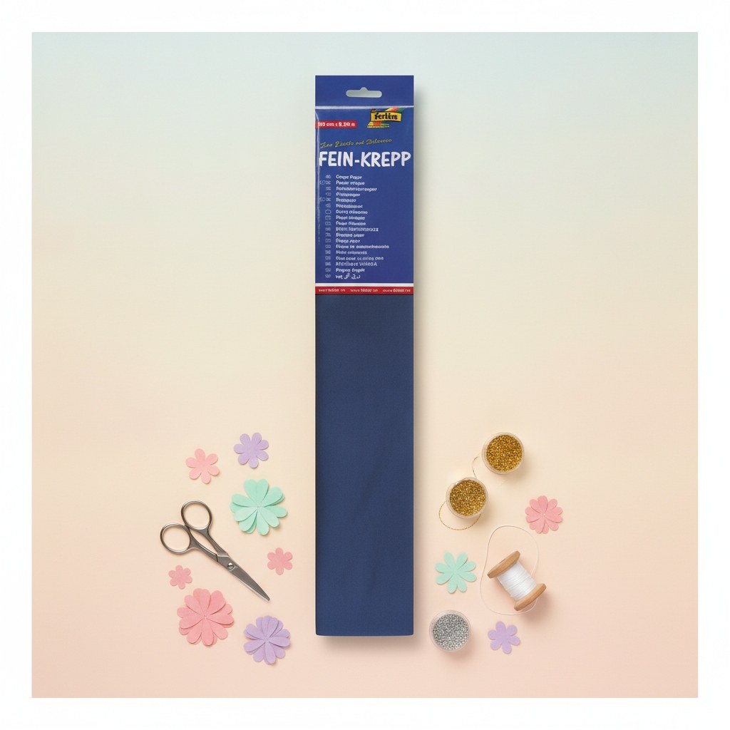 Krepp-Papier 32g/m2 brillantb. - Kidis Art