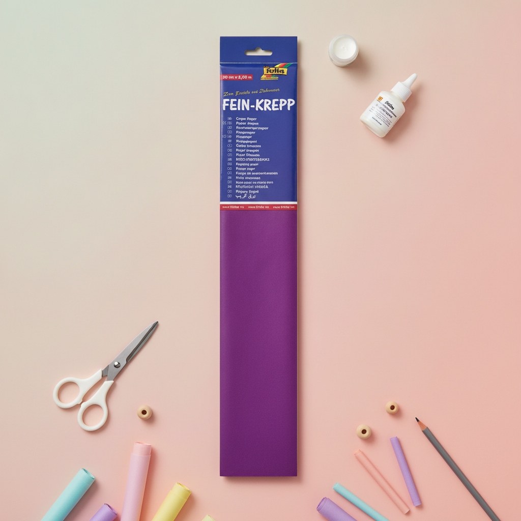 Krepp-Papier 32g/m2 primel - Kidis Art