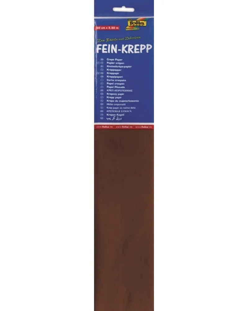 Krepp - Papier 32g/m2 braun - Kidis Art