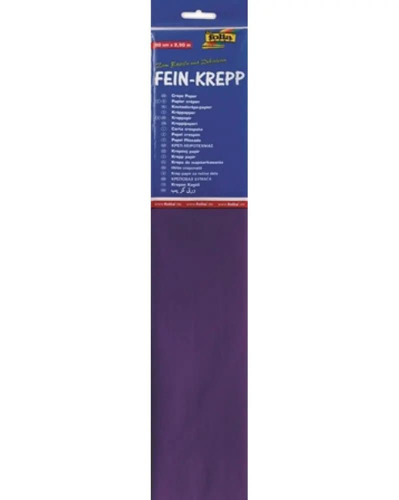 Krepp-Papier 32g/m2 d'violett - Kidis Art