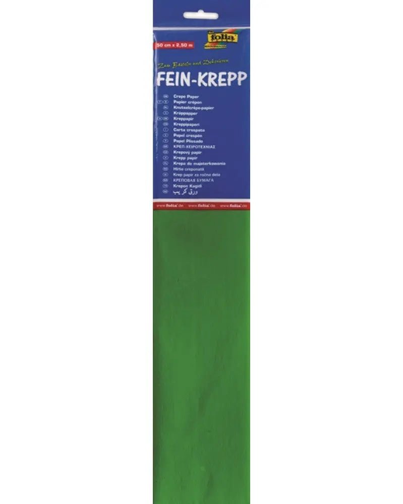 Krepp - Papier 32g/m2 gelbgrün - Kidis Art