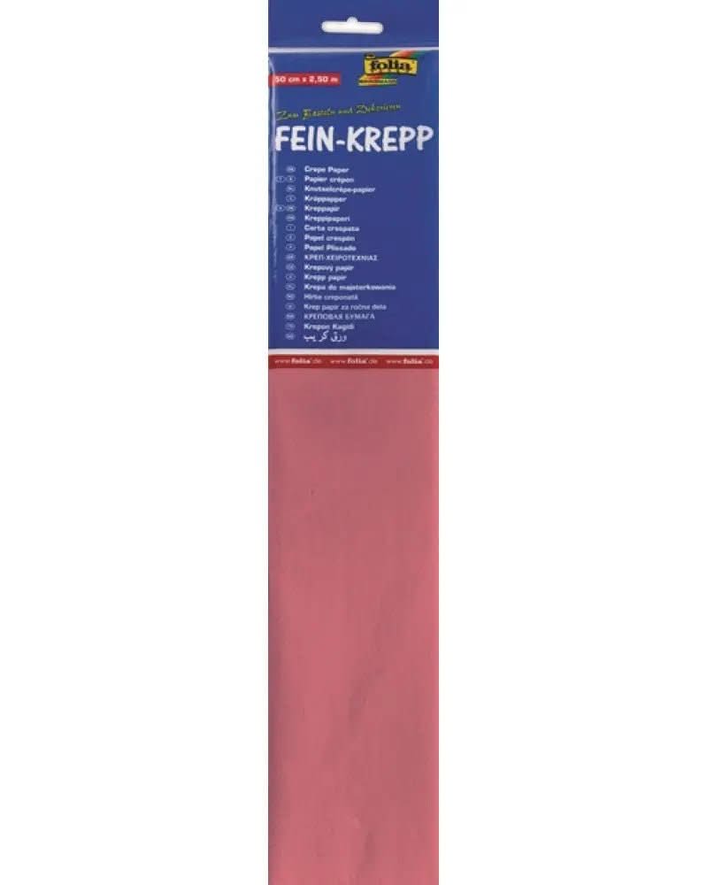 Krepp-Papier 32g/m2 rosa - Kidis Art