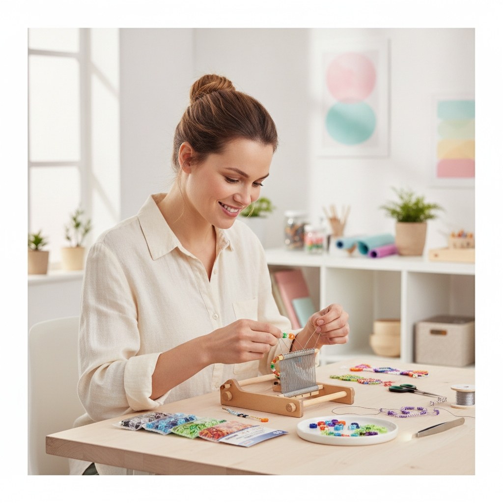 Kunststoff Perlen Silbereinzug - Kidis Art