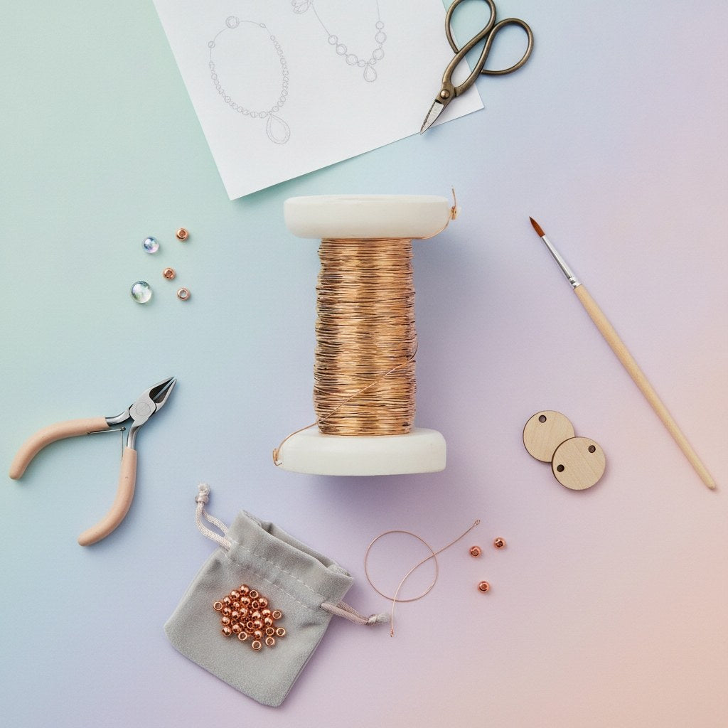 Kupferdraht Rolle 0,25mm 40m für Schmuck und Floristik
