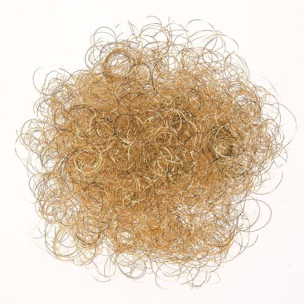 Lamettahaar gelockt 15g goldfarben - Kidis Art