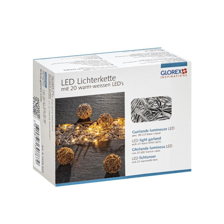 String lights, 20 warm-white LEDs