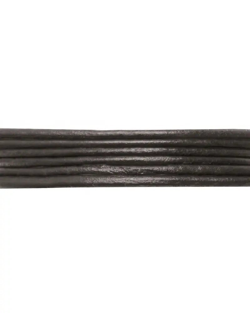 Lederriemen schwarz 2mm/1m - Kidis Art