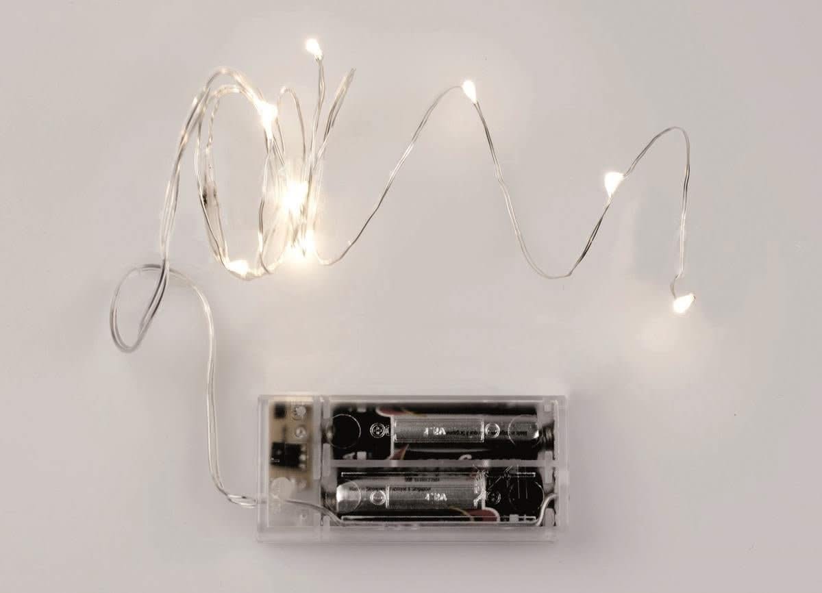 Lichterkette 10St für 2xAA 1m LED - Kidis Art