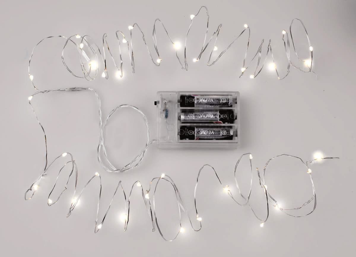 Lichterkette 40St f. 3xAA 2x2m LED - Kidis Art