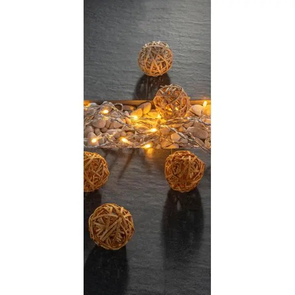 Lichterkette,10 warm - weiss LED - Kidis Art