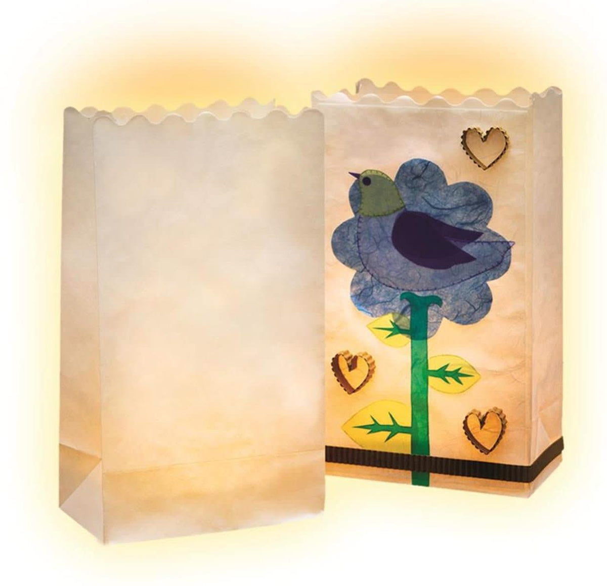 Lichtertüten Blanko 5 St. 24,5x14x8,5cm - Kidis Art