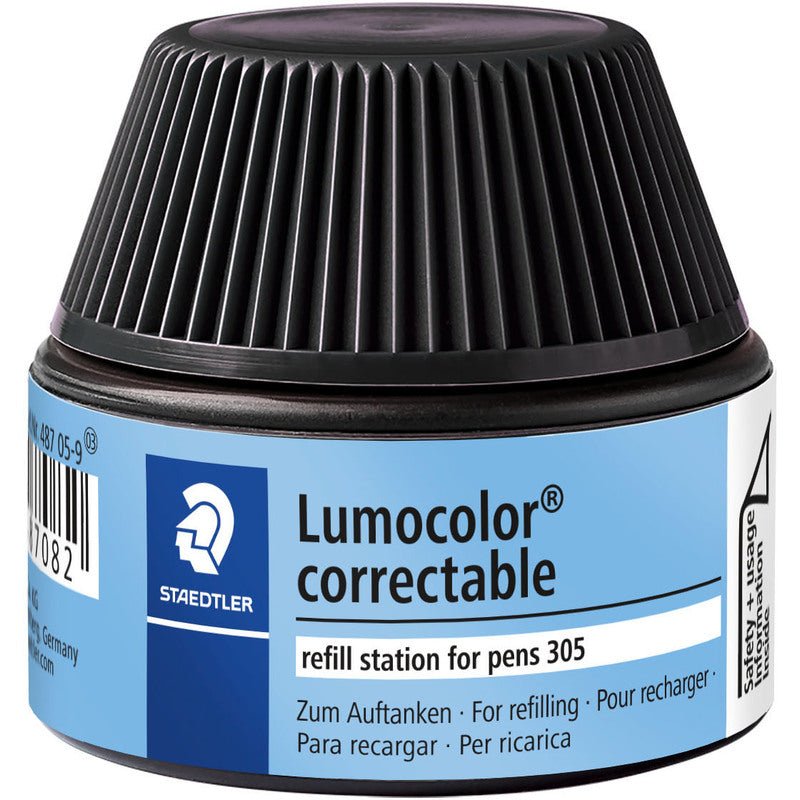 Lumocolor® correctable refill station 487 05 schwarz - Kidis Art