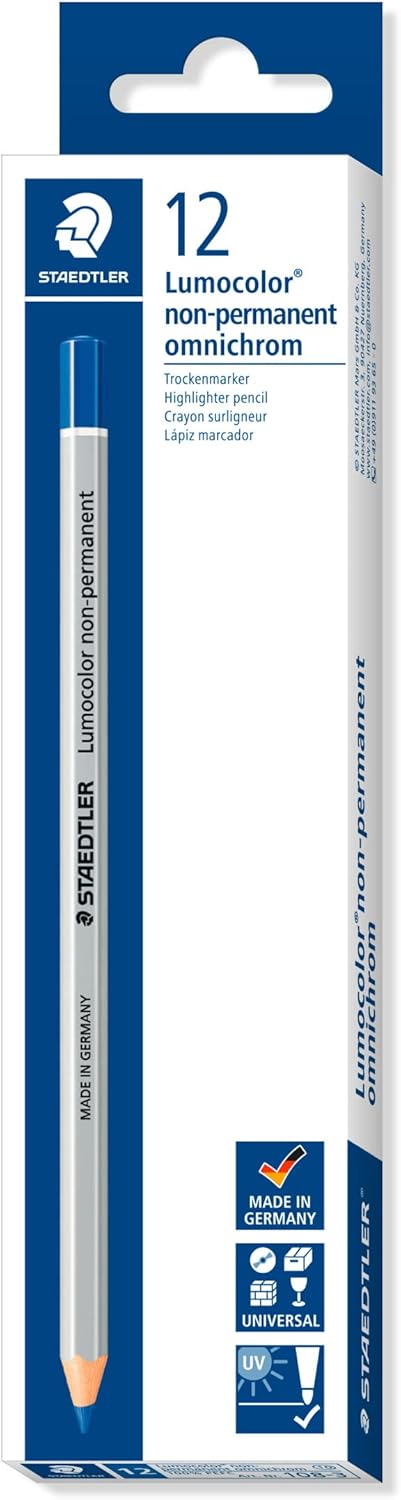 Lumocolor® non-permanent omnichrom 108 blau - Kidis Art
