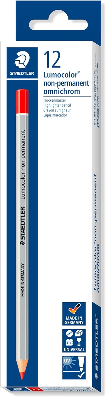 Lumocolor® non-permanent omnichrom 108 rot - Kidis Art