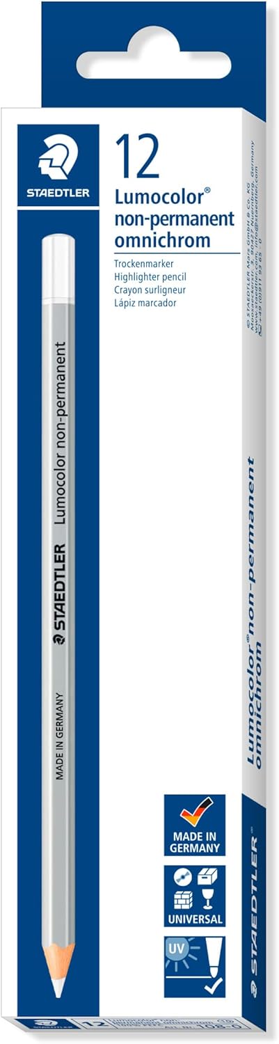 Lumocolor® non-permanent omnichrom 108 weiss - Kidis Art