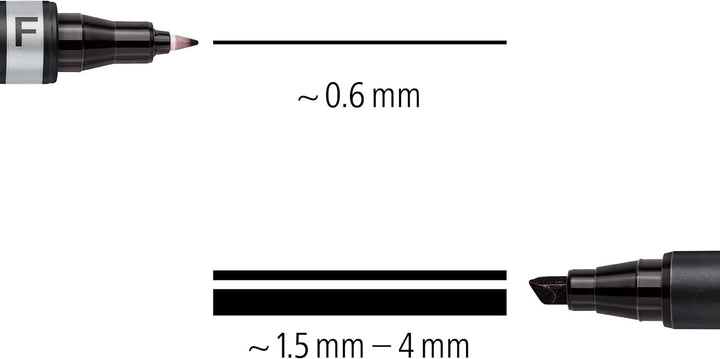 Lumocolor® permanent duo 348 B schwarz - Kidis Art