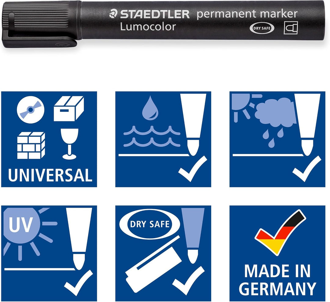 Lumocolor® permanent marker 352 schwarz - Kidis Art