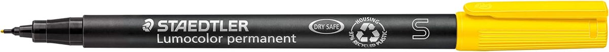 Lumocolor® permanent pen 313 S gelb - Kidis Art