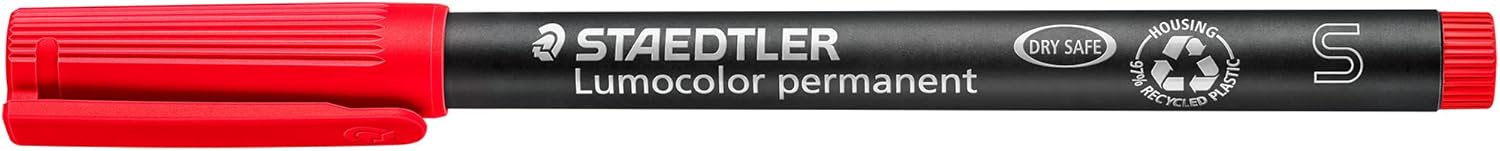 Lumocolor® permanent pen 313 S rot - Kidis Art