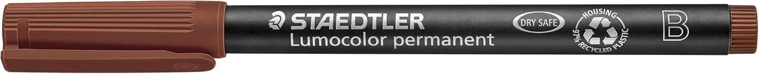 Lumocolor® permanent pen 314 B braun - Kidis Art