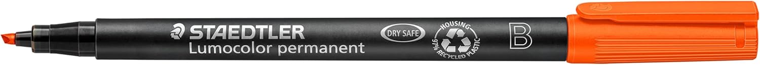 Lumocolor® permanent pen 314 B orange - Kidis Art