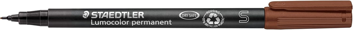 Lumocolor® permanent pen 318 F braun - Kidis Art