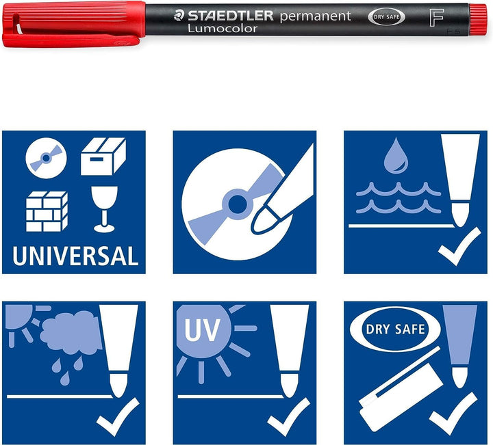 Lumocolor® permanent pen 318 F gelb - Kidis Art