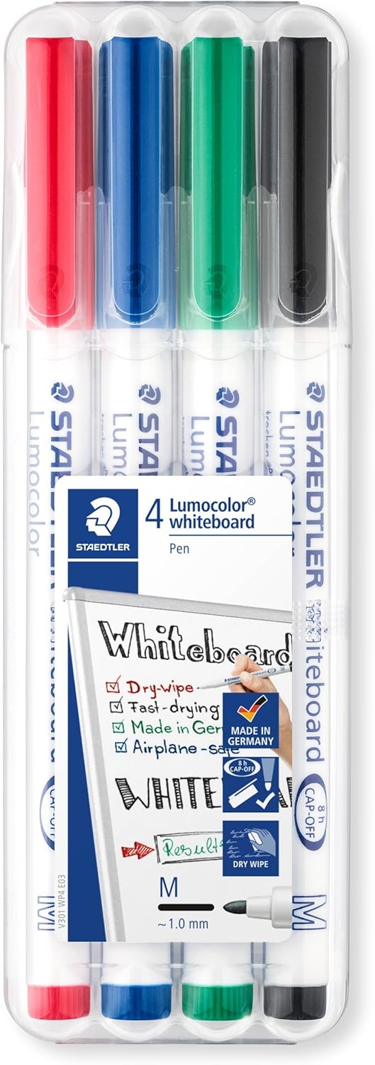 Lumocolor Whiteboard 4er Etui RECYCLING multi-color - Kidis Art