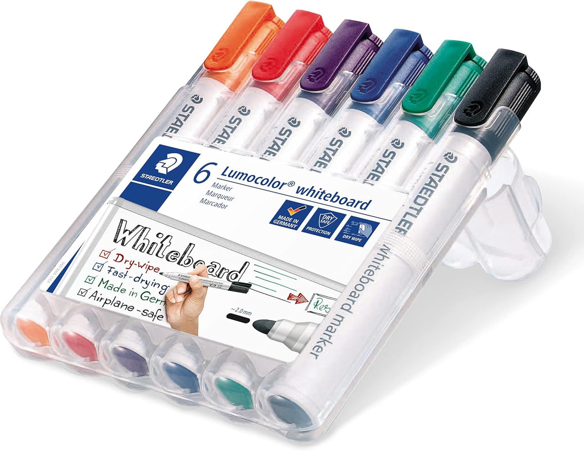 Lumocolor® whiteboard marker 351 multi-color 6er Box - Kidis Art