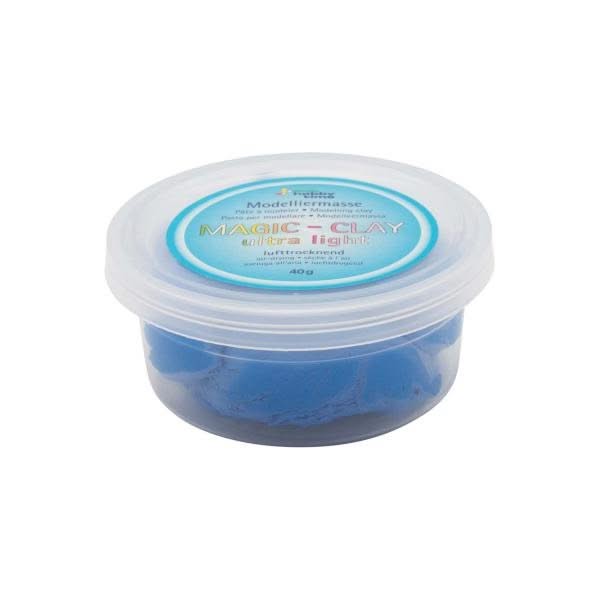 Magic-Clay ultra-light 40g lufttrocknend blau - Kidis Art