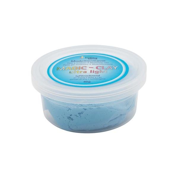 Magic - Clay ultra - light 40g lufttrocknend hellblau - Kidis Art