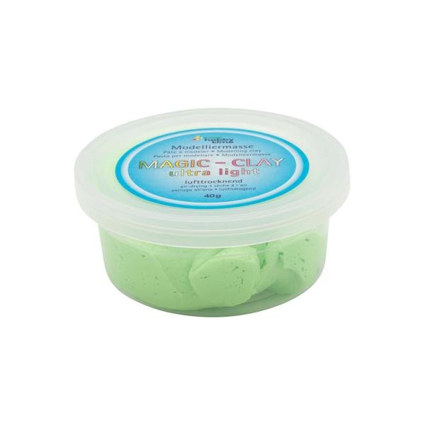 Magic - Clay ultra - light 40g lufttrocknend hellgrün - Kidis Art