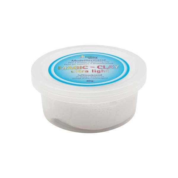 Magic - Clay ultra - light 40g lufttrocknend weiss - Kidis Art
