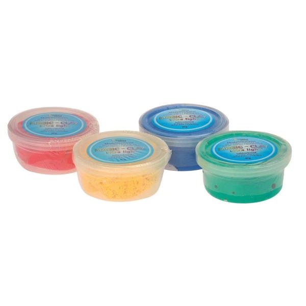 Magic - Clay ultra - light 4x40g gelb, rot, blau, grün - Kidis Art