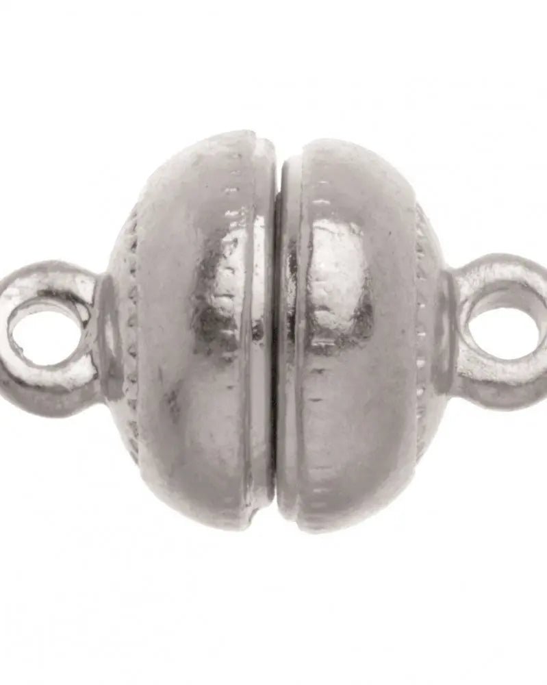 Magnetverschluss 1St, 12mm silberfarben - Kidis Art